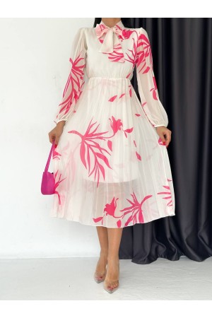 152461 TOPTAN DESENLİ ELBİSE