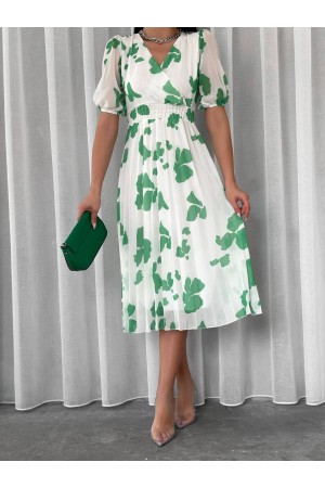 152471 TOPTAN DESENLİ ELBİSE