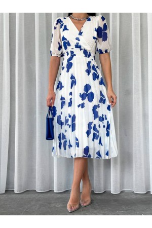 152472 TOPTAN DESENLİ ELBİSE