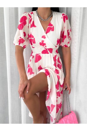 152473 TOPTAN DESENLİ ELBİSE