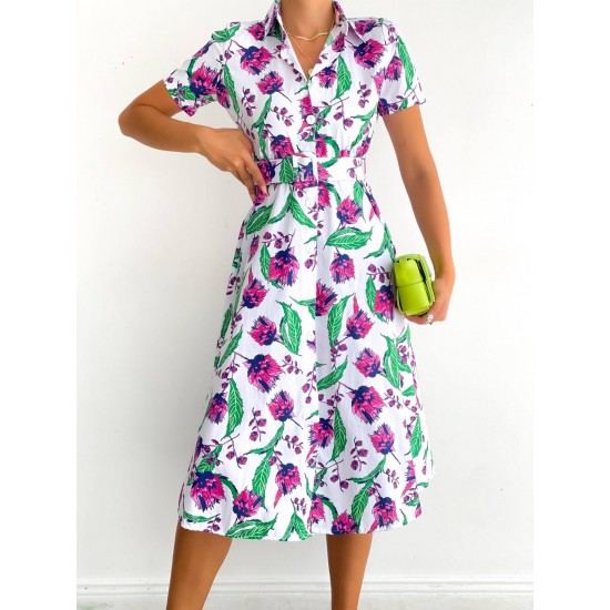 152483 patterned DRESS