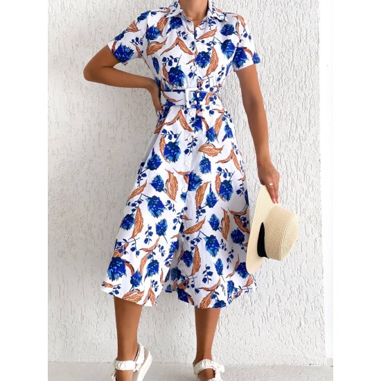 152484 patterned DRESS