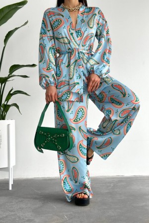 152485 TOPTAN DESENLİ PANTOLON TAKIM