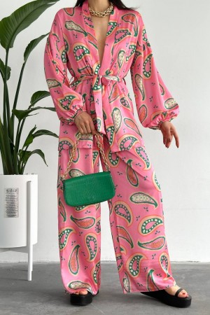 152486 TOPTAN DESENLİ PANTOLON TAKIM