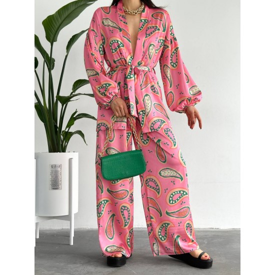 152486 TOPTAN DESENLİ PANTOLON TAKIM