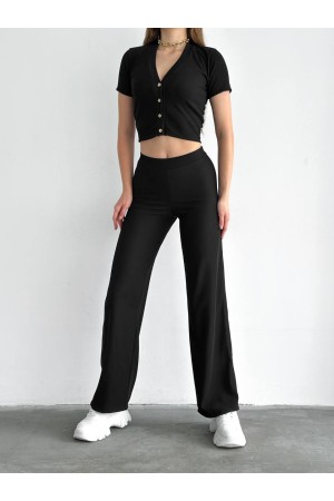 152488 TOPTAN SİYAH PANTOLON TAKIM