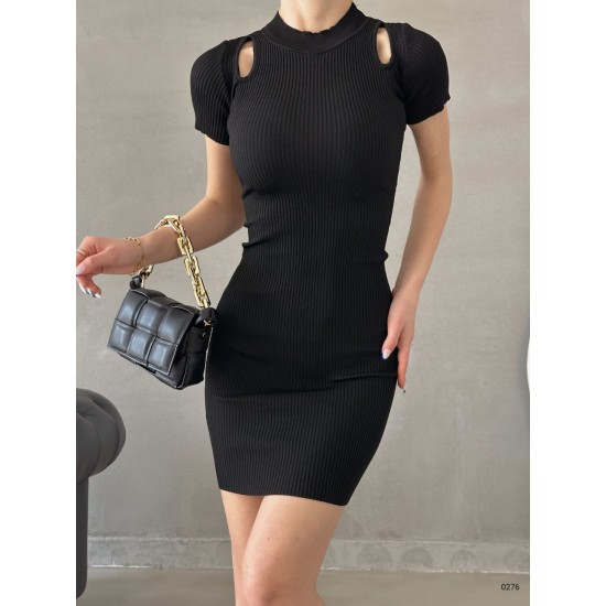 152660 TOPTAN SİYAH ELBİSE