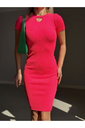 152664 TOPTAN PEMBE ELBİSE