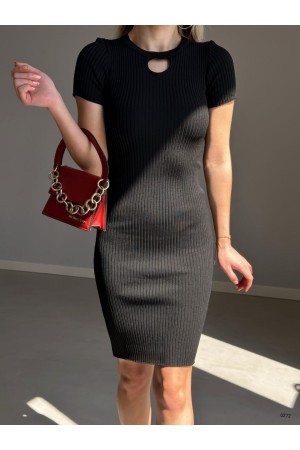 152667 TOPTAN SİYAH ELBİSE