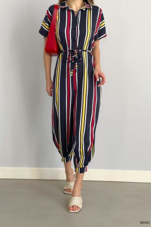 152669 patterned OVERALLS