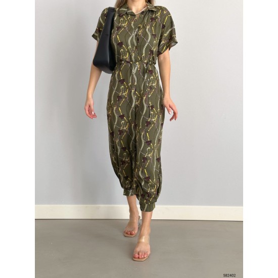 152671 patterned OVERALLS