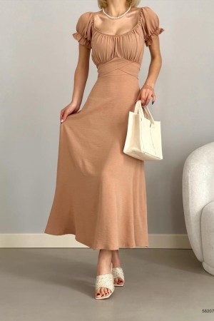 152792 camel DRESS