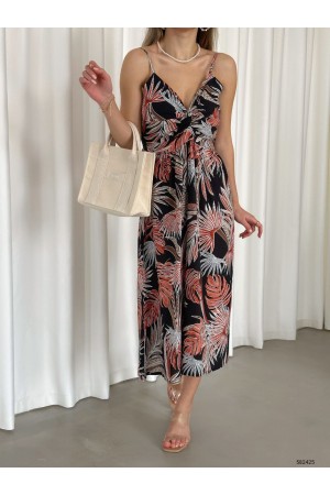 152803 TOPTAN DESENLİ ELBİSE