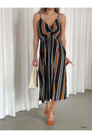 152806 TOPTAN DESENLİ ELBİSE