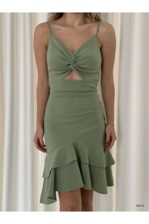 152810 TOPTAN MİNT ELBİSE