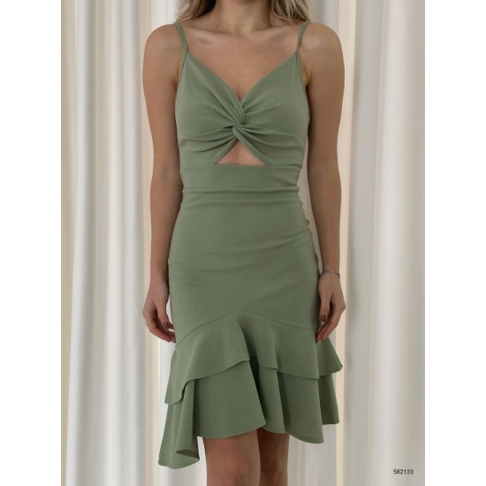 152810 TOPTAN MİNT ELBİSE