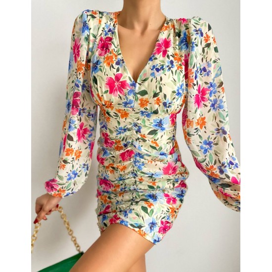 152822 patterned DRESS