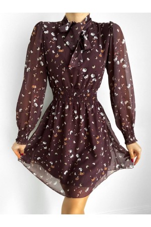 152824 TOPTAN DESENLİ ELBİSE