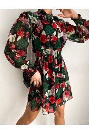 152825 TOPTAN DESENLİ ELBİSE