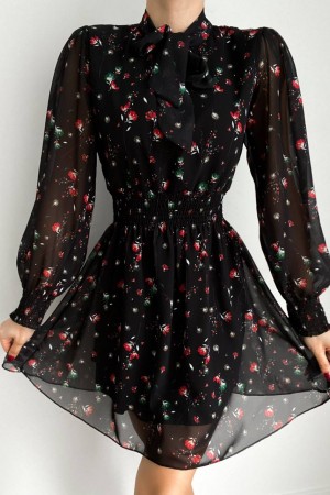 152826 patterned DRESS