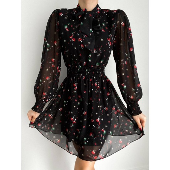 152826 patterned DRESS