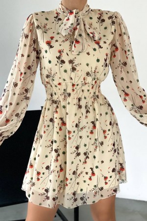 152827 patterned DRESS