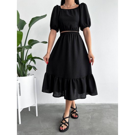 152832 TOPTAN SİYAH ETEK TAKIM