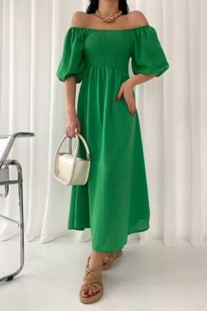 152847 GREEN DRESS