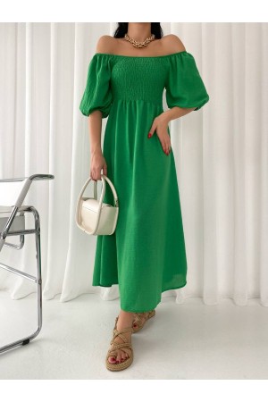 152847 GREEN DRESS