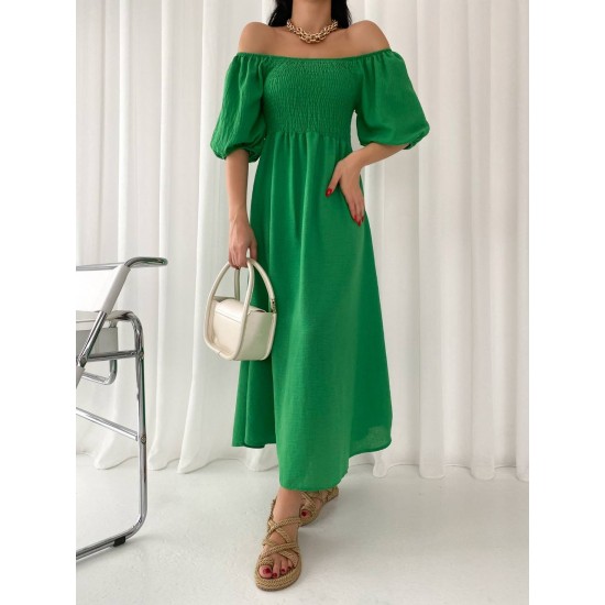 152847 GREEN DRESS