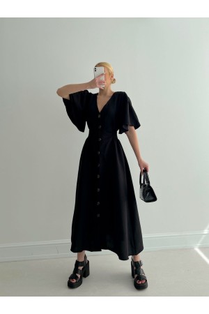 153000 TOPTAN SİYAH ELBİSE