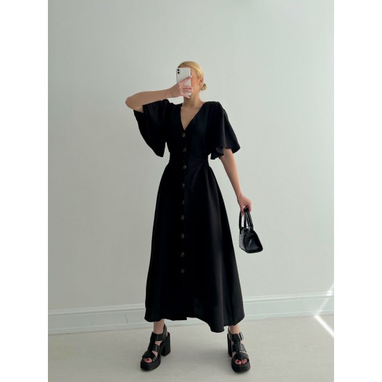 153000 TOPTAN SİYAH ELBİSE