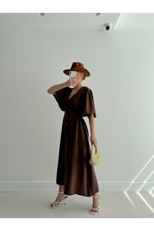 153001 TOPTAN KAHVE ELBİSE