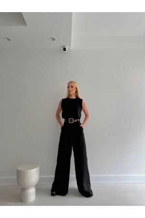 153003 TOPTAN SİYAH ELBİSE