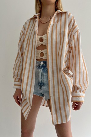 153014 TOPTAN ÇİZGİLİ GÖMLEK