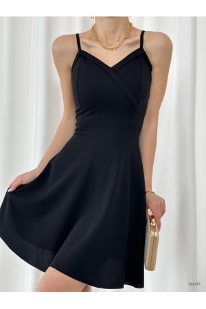 153253 TOPTAN SİYAH ELBİSE