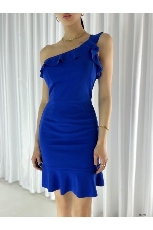 153307 TOPTAN SAKS ELBİSE