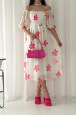 153324 patterned DRESS