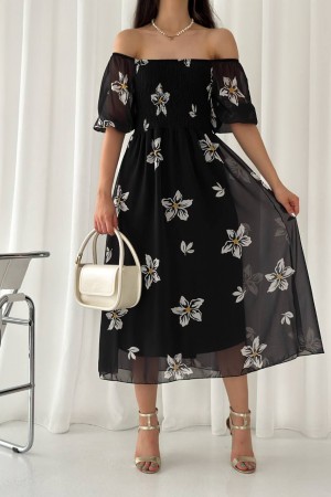 153326 patterned DRESS