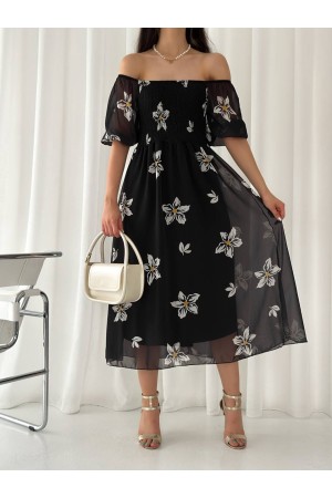 153326 patterned DRESS