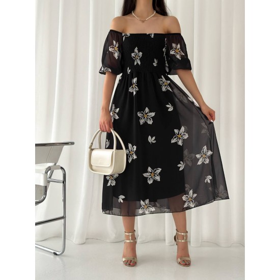 153326 patterned DRESS