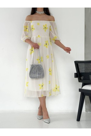 153327 patterned DRESS