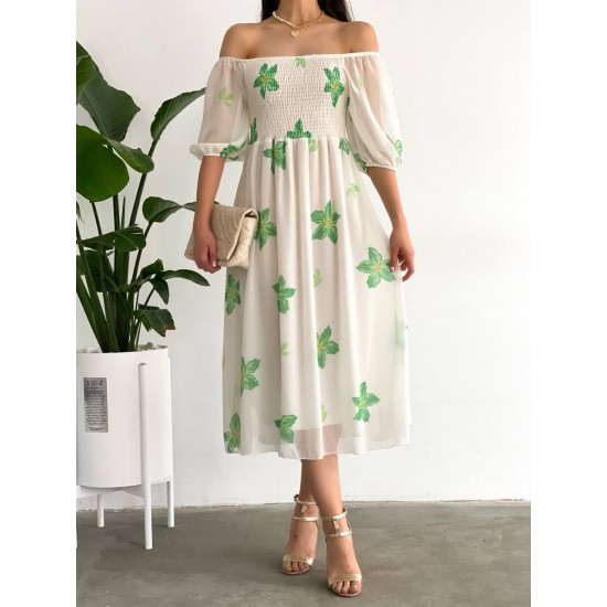 153328 patterned DRESS