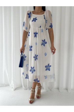 153329 patterned DRESS