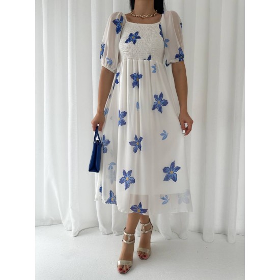 153329 patterned DRESS
