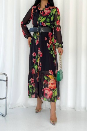 153330 patterned DRESS