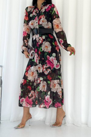 153332 patterned DRESS