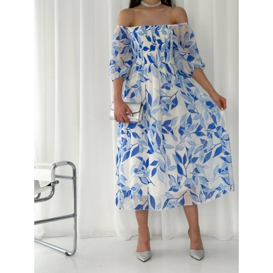 153334 patterned DRESS