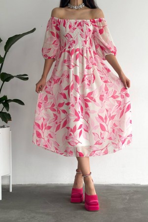 153336 patterned DRESS
