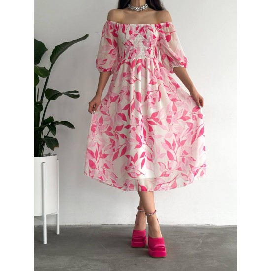 153336 patterned DRESS